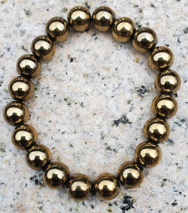 Dark Gold Hematite Bracelet