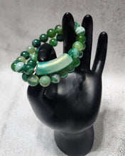 Load image into Gallery viewer, 2 pc Agate Bracelet Set - GW