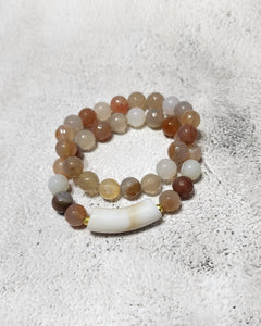 2 pc Agate Bracelet Set - WHN