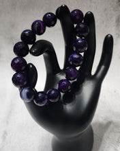 Load image into Gallery viewer, 14mm Purple Agate Bracelet